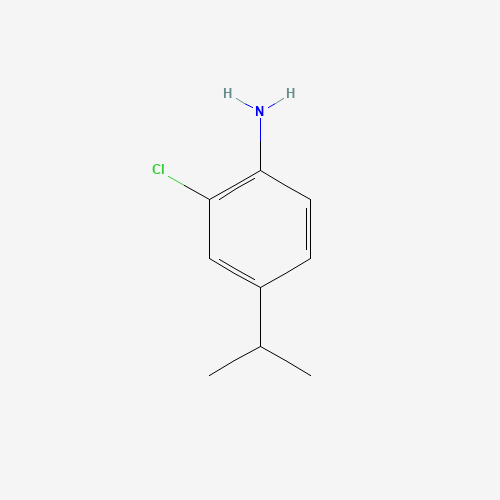 2-chloro-4-propan-2-ylaniline (CAS: 76842-16-5) - Chemical Structure and Molecular Formula 