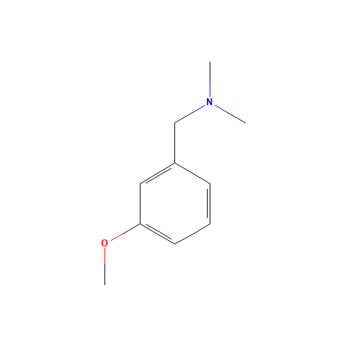 1-(3-methoxyphenyl)-N,N-dimethylmethanamine (CAS: 15184-99-3) - Chemical Structure and Molecular Formula 