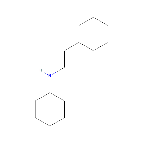 N-(2-cyclohexylethyl)cyclohexanamine (CAS: 854445-21-9) - Chemical Structure and Molecular Formula 