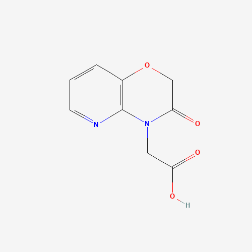 2-(3-oxopyrido[3,2-b][1,4]oxazin-4-yl)acetic acid (CAS: 1018293-21-4) - Chemical Structure and Molecular Formula 