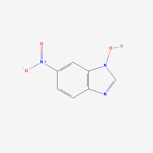 1-hydroxy-6-nitrobenzimidazole (CAS: 691354-51-5) - Chemical Structure and Molecular Formula 
