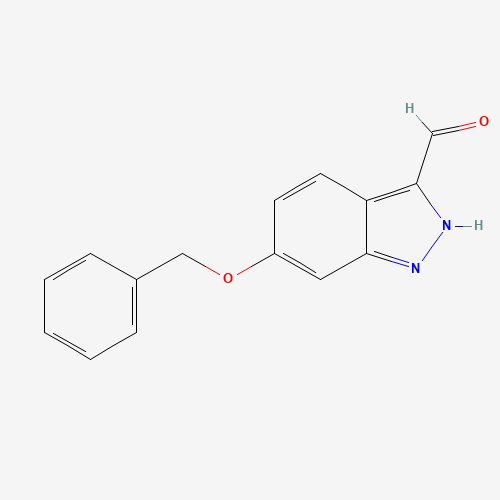 6-phenylmethoxy-2H-indazole-3-carbaldehyde (CAS: 885271-39-6) - Related Chemical Product