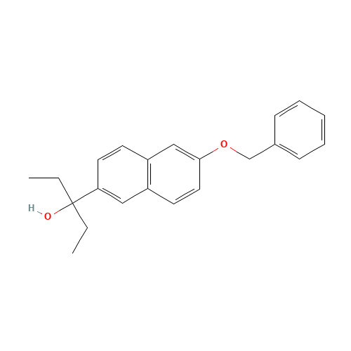 3-(6-phenylmethoxynaphthalen-2-yl)pentan-3-ol (CAS: 895520-75-9) - Related Chemical Product