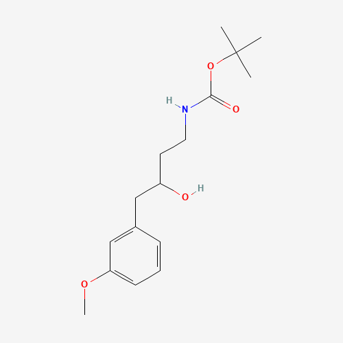 tert-butyl N-[3-hydroxy-4-(3-methoxyphenyl)butyl]carbamate (CAS: 913642-76-9) - Related Chemical Product