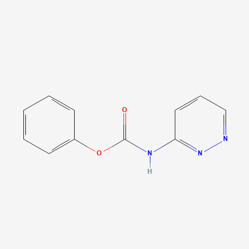 phenyl N-pyridazin-3-ylcarbamate (CAS: 1020327-61-0) - Chemical Structure and Molecular Formula 