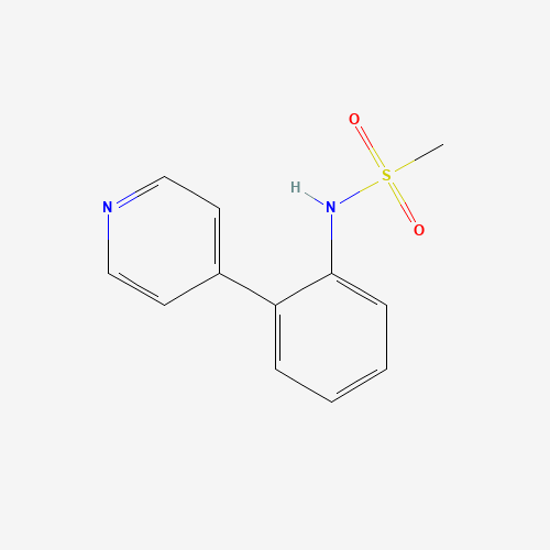 N-(2-pyridin-4-ylphenyl)methanesulfonamide (CAS: 494795-57-2) - Chemical Structure and Molecular Formula 