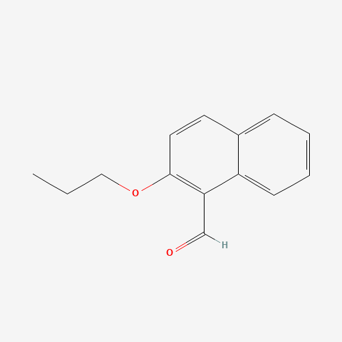 2-propoxynaphthalene-1-carbaldehyde (CAS: 885-26-7) - Chemical Structure and Molecular Formula 