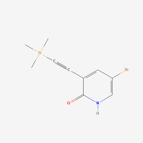 5-bromo-3-(2-trimethylsilylethynyl)-1H-pyridin-2-one (CAS: 942589-70-0) - Related Chemical Product