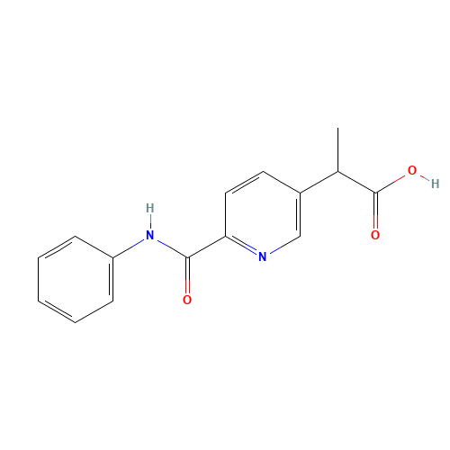 2-[6-(phenylcarbamoyl)pyridin-3-yl]propanoic acid (CAS: 1419603-12-5) - Related Chemical Product