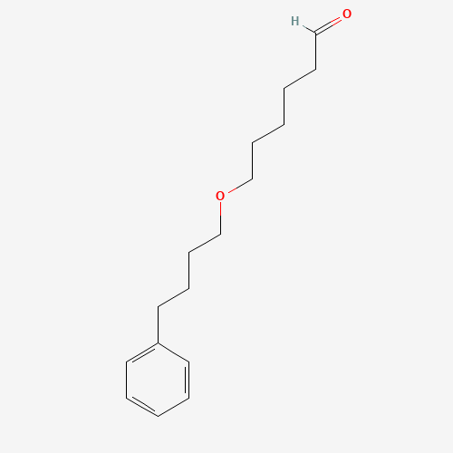 6-(4-phenylbutoxy)hexanal (CAS: 97664-54-5) - Chemical Structure and Molecular Formula 