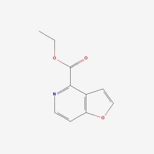 ethyl furo[3,2-c]pyridine-4-carboxylate (CAS: 190957-88-1) - Chemical Structure and Molecular Formula 