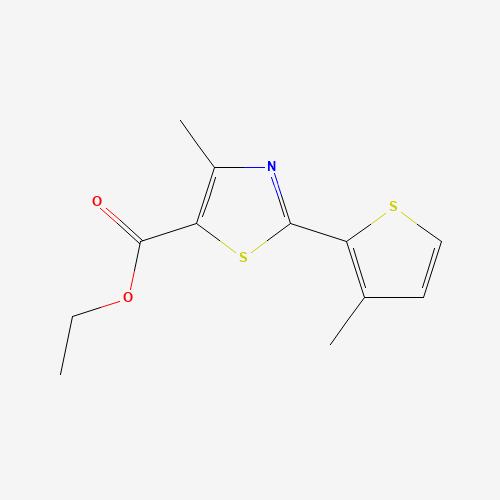 ethyl 4-methyl-2-(3-methylthiophen-2-yl)-1,3-thiazole-5-carboxylate (CAS: 1090529-47-7) - Related Chemical Product