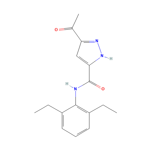 3-acetyl-N-(2,6-diethylphenyl)-1H-pyrazole-5-carboxamide (CAS: 1403332-85-3) - Related Chemical Product