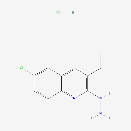 (6-chloro-3-ethylquinolin-2-yl)hydrazine;hydrochloride (CAS: 1017147-55-5) - Related Chemical Product