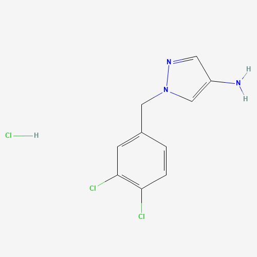 1-[(3,4-dichlorophenyl)methyl]pyrazol-4-amine;hydrochloride (CAS: 1035225-28-5) - Related Chemical Product