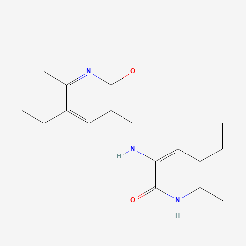 5-ethyl-3-[(5-ethyl-2-methoxy-6-methylpyridin-3-yl)methylamino]-6-methyl-1H-pyridin-2-one (CAS: 139547-89-0) - Related Chemical Product