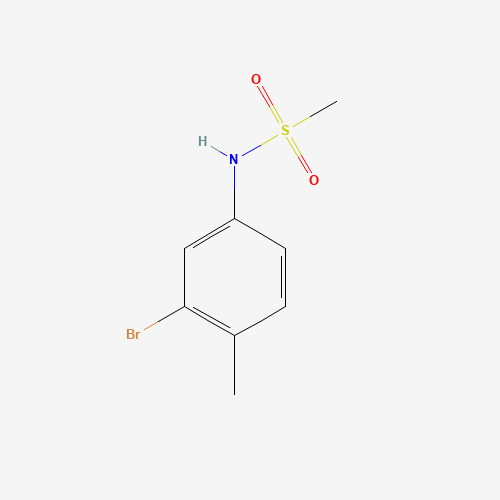 N-(3-bromo-4-methylphenyl)methanesulfonamide (CAS: 116598-91-5) - Chemical Structure and Molecular Formula 