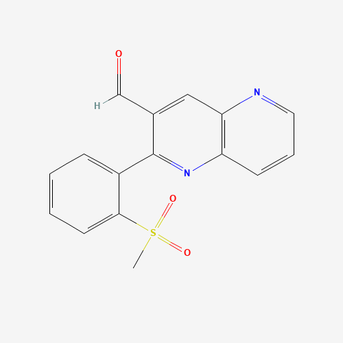 2-(2-methylsulfonylphenyl)-1,5-naphthyridine-3-carbaldehyde (CAS: 1312606-00-0) - Related Chemical Product