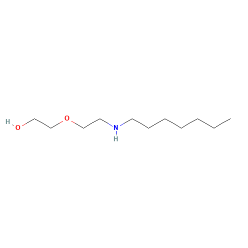 2-[2-(heptylamino)ethoxy]ethanol (CAS: 162688-20-2) - Chemical Structure and Molecular Formula 