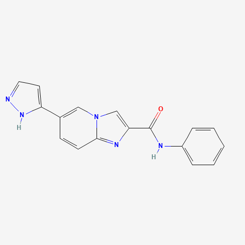 N-phenyl-6-(1H-pyrazol-5-yl)imidazo[1,2-a]pyridine-2-carboxamide (CAS: 1167623-44-0) - Related Chemical Product
