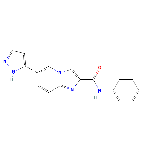 N-phenyl-6-(1H-pyrazol-5-yl)imidazo[1,2-a]pyridine-2-carboxamide (CAS: 1167623-44-0) - Related Chemical Product