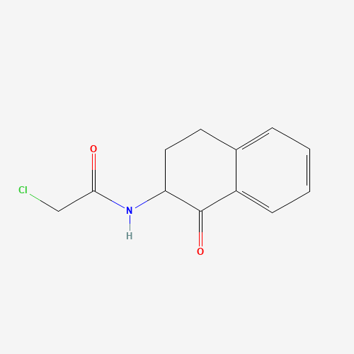2-chloro-N-(1-oxo-3,4-dihydro-2H-naphthalen-2-yl)acetamide (CAS: 88058-27-9) - Related Chemical Product