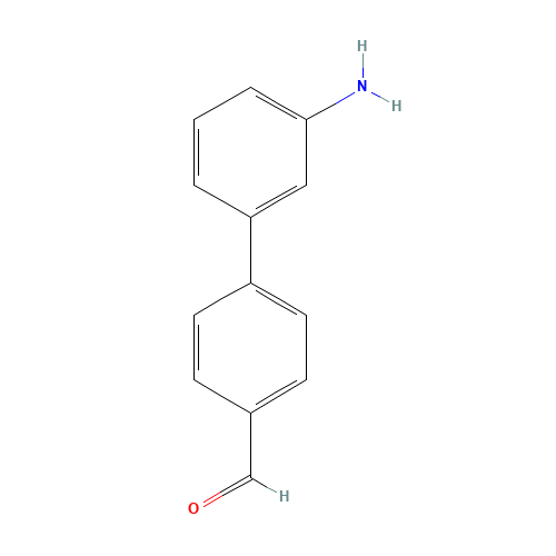 4-(3-aminophenyl)benzaldehyde (CAS: 1093758-72-5) - Chemical Structure and Molecular Formula 