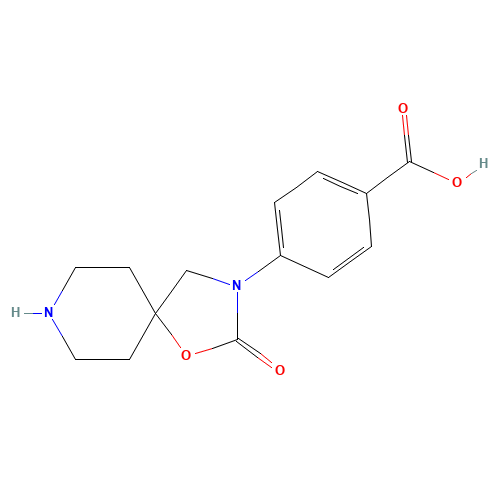 4-(2-oxo-1-oxa-3,8-diazaspiro[4.5]decan-3-yl)benzoic acid (CAS: 1356386-23-6) - Related Chemical Product