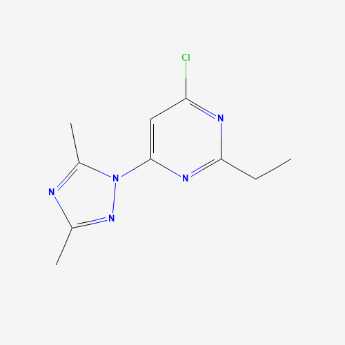4-chloro-6-(3,5-dimethyl-1,2,4-triazol-1-yl)-2-ethylpyrimidine (CAS: 1429635-17-5) - Related Chemical Product