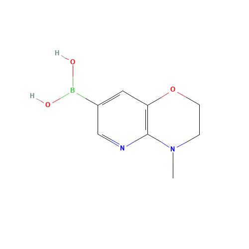 (4-methyl-2,3-dihydropyrido[3,2-b][1,4]oxazin-7-yl)boronic acid (CAS: 1314239-17-2) - Related Chemical Product