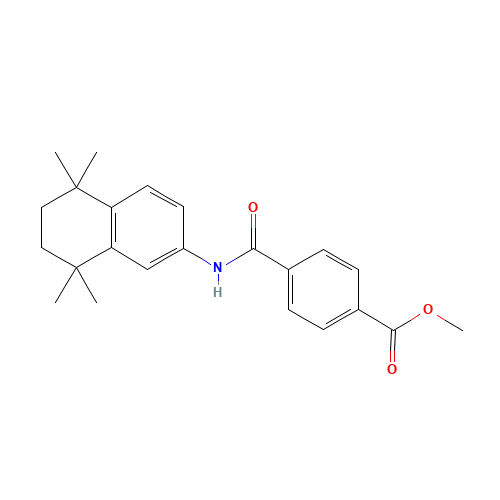 methyl 4-[(5,5,8,8-tetramethyl-6,7-dihydronaphthalen-2-yl)carbamoyl]benzoate (CAS: 94497-53-7) - Related Chemical Product