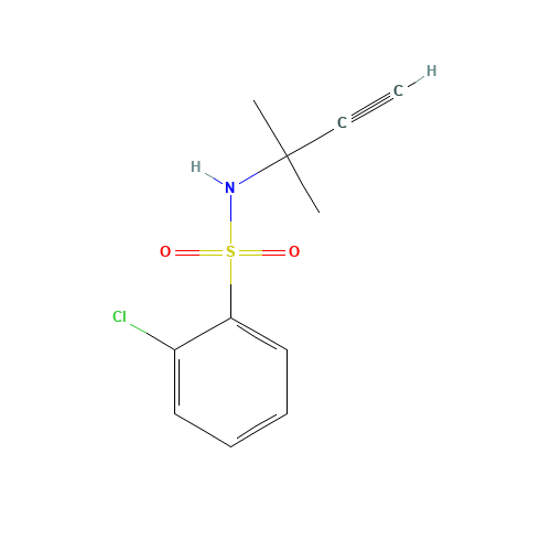 2-chloro-N-(2-methylbut-3-yn-2-yl)benzenesulfonamide (CAS: 898836-54-9) - Related Chemical Product
