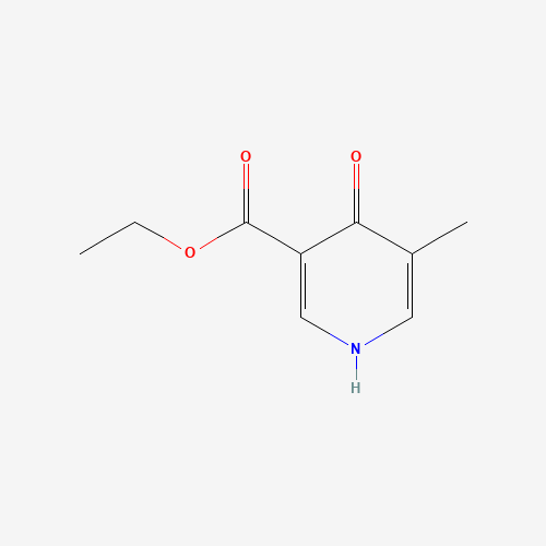 ethyl 5-methyl-4-oxo-1H-pyridine-3-carboxylate (CAS: 72676-90-5) - Chemical Structure and Molecular Formula 