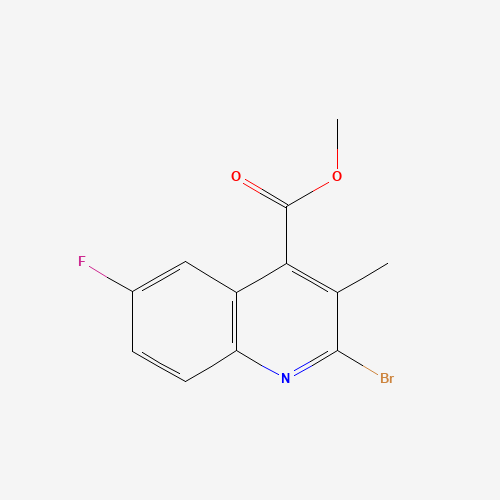 methyl 2-bromo-6-fluoro-3-methylquinoline-4-carboxylate (CAS: 179473-51-9) - Related Chemical Product