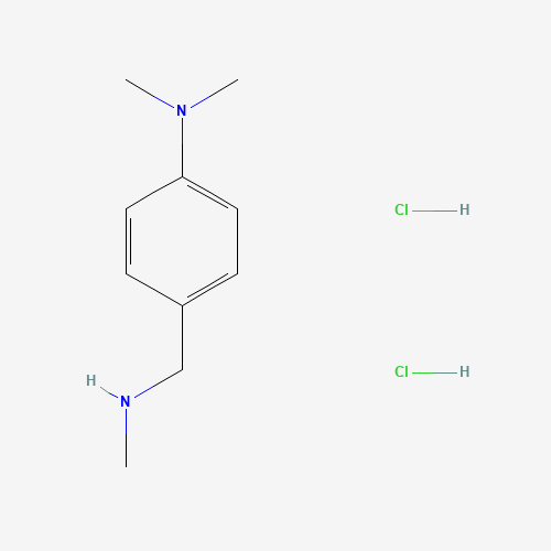 N,N-dimethyl-4-(methylaminomethyl)aniline;dihydrochloride (CAS: 1186663-15-9) - Chemical Structure and Molecular Formula 