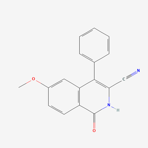 6-methoxy-1-oxo-4-phenyl-2H-isoquinoline-3-carbonitrile (CAS: 849549-26-4) - Related Chemical Product