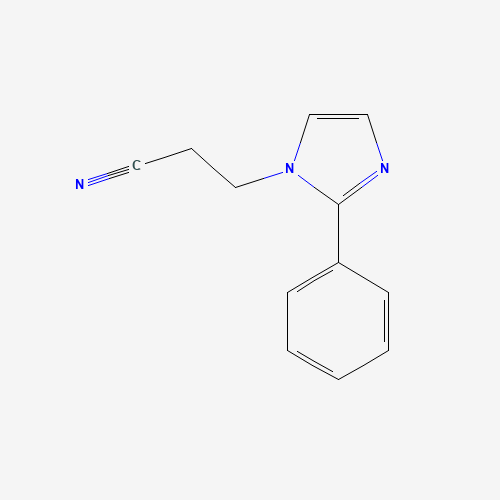 3-(2-phenylimidazol-1-yl)propanenitrile (CAS: 23996-12-5) - Related Chemical Product