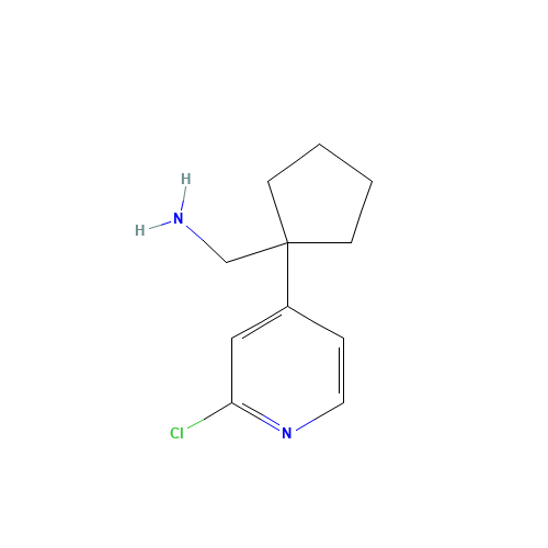 [1-(2-chloropyridin-4-yl)cyclopentyl]methanamine (CAS: 1195178-58-5) - Related Chemical Product