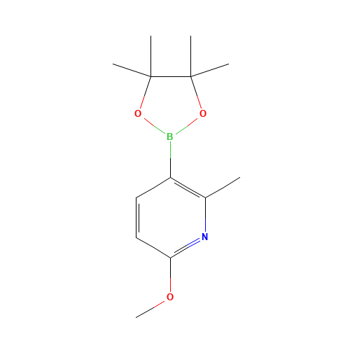 6-methoxy-2-methyl-3-(4,4,5,5-tetramethyl-1,3,2-dioxaborolan-2-yl)pyridine (CAS: 1080028-73-4) - Related Chemical Product