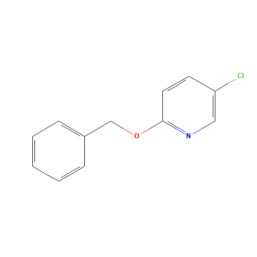 5-chloro-2-phenylmethoxypyridine (CAS: 215437-47-1) - Chemical Structure and Molecular Formula 