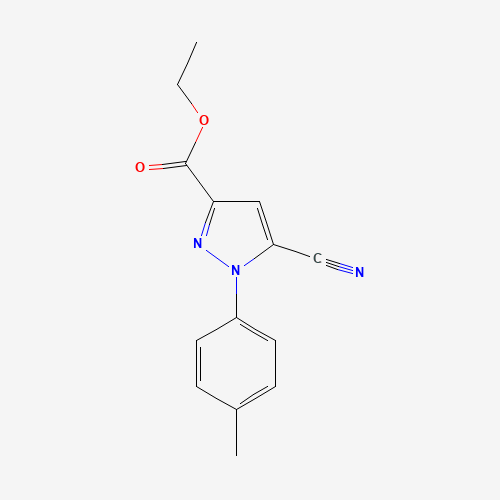 ethyl 5-cyano-1-(4-methylphenyl)pyrazole-3-carboxylate (CAS: 121434-51-3) - Related Chemical Product