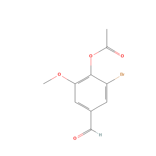 (2-bromo-4-formyl-6-methoxyphenyl) acetate (CAS: 308088-29-1) - Related Chemical Product
