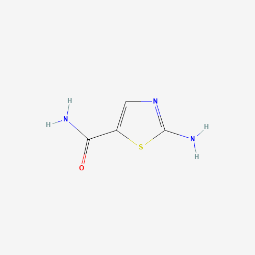 2-amino-1,3-thiazole-5-carboxamide (CAS: 52499-04-4) - Chemical Structure and Molecular Formula 