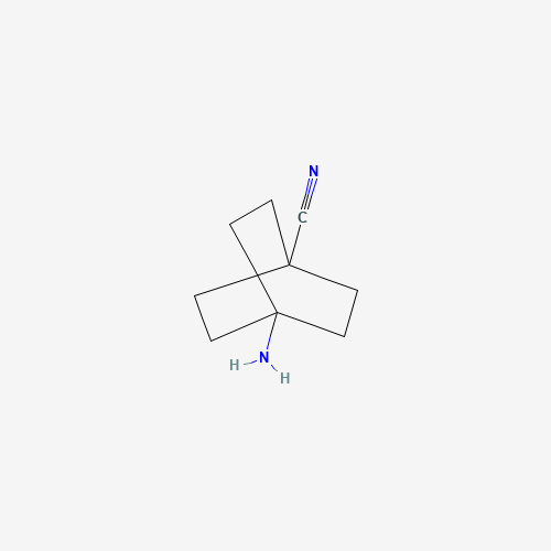 4-aminobicyclo[2.2.2]octane-1-carbonitrile (CAS: 135908-50-8) - Chemical Structure and Molecular Formula 