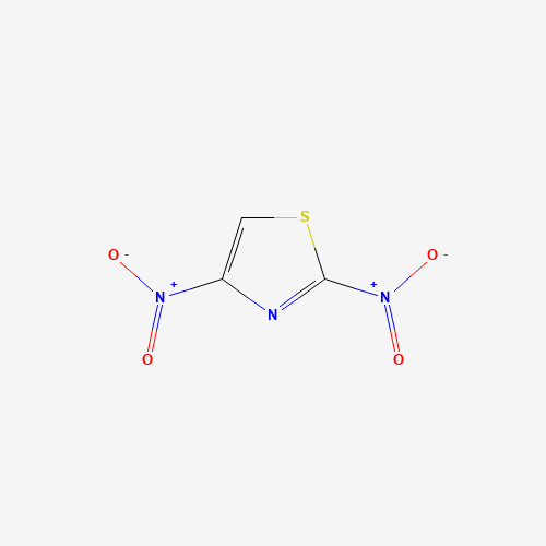 2,4-dinitro-1,3-thiazole (CAS: 88997-02-8) - Chemical Structure and Molecular Formula 