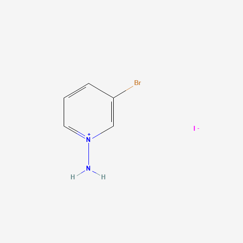 3-bromopyridin-1-ium-1-amine;iodide (CAS: 36474-98-3) - Chemical Structure and Molecular Formula 