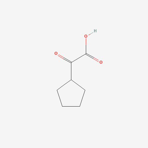 2-cyclopentyl-2-oxoacetic acid (CAS: 5763-56-4) - Chemical Structure and Molecular Formula 