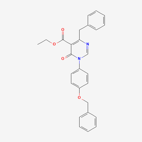 ethyl 4-benzyl-6-oxo-1-(4-phenylmethoxyphenyl)pyrimidine-5-carboxylate (CAS: 960298-95-7) - Related Chemical Product