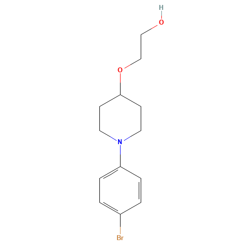 2-[1-(4-bromophenyl)piperidin-4-yl]oxyethanol (CAS: 1415794-28-3) - Related Chemical Product