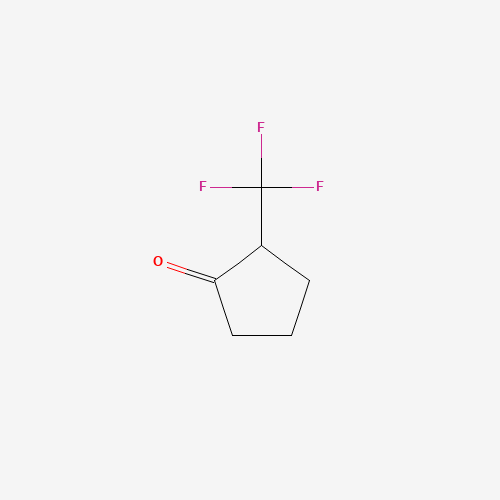 2-(trifluoromethyl)cyclopentan-1-one (CAS: 95524-19-9) - Chemical Structure and Molecular Formula 